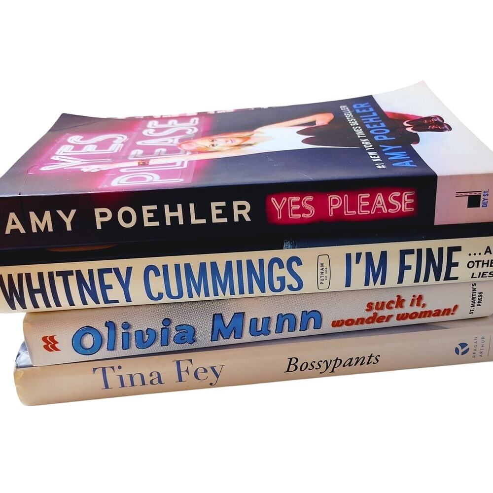 4-Book Comedy Bundle Fey, Munn, Poehler, Whitney Cummings